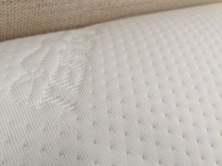 Closeup of Tempur pillow