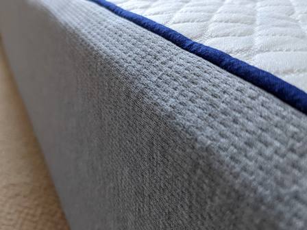 Nectar memory foam mattress with grey wall
