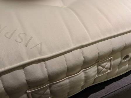 Vispring Plymouth mattress side view with handle